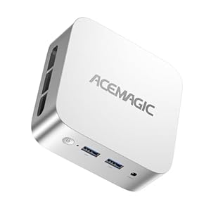 ACEMAGICIAN [3 HDMI & 2 Ethernet Mini PC Ιntel Alder Lake-Ν97(up to 3.6GHz), 16GB DDR4 1TB M.2 SSD Mini Desktop PC with W11 Pro RJ45 4K HDMI + DP WiFi 5 for Home/Office/School