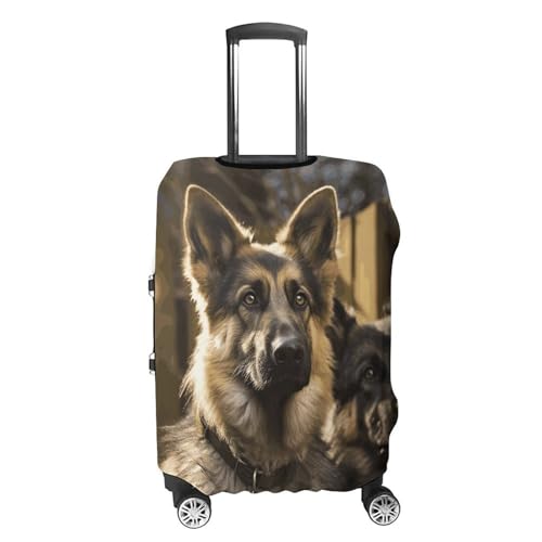 German Shepherd Printed Luggage Cover Protector, Fits 18-32 Inch Luggage4