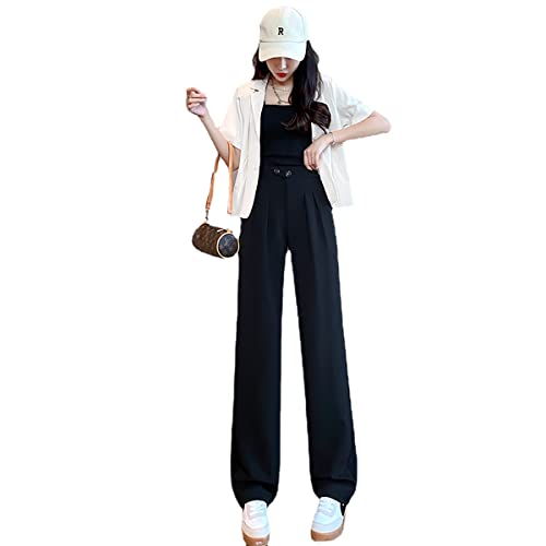 emperament Suit Pants Women's Autumn High Waist Sag Loose Straight Casual Slim Wide Leg Pants Professional Dress