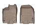 WeatherTech Custom Fit Front FloorLiner for Ford Edge, Tan