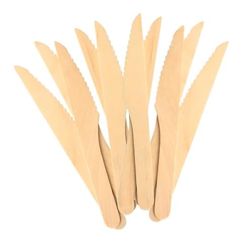 isupli 100 Wooden Knives for Events Cover