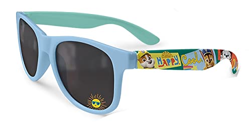 SRV Hub® Gafas de sol de Paw Patrol para niños, polarizadas, protección UV400, tintadas medianas | Gafas de sol con marco de plástico para niños, a partir de 3 años, tamaño: 13 cm, azul claro Cover