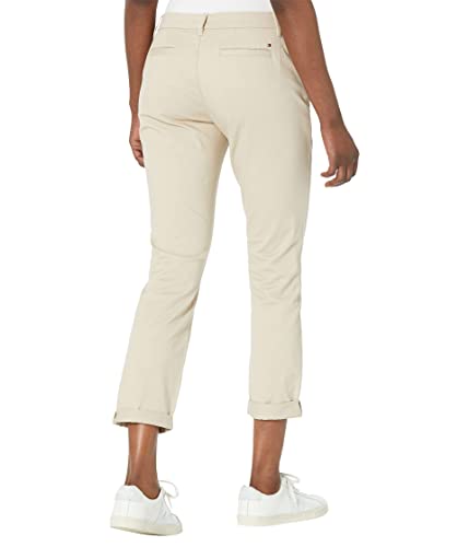 Tommy Hilfiger Women's Relaxed Fit Cuffed Hampton Chino Straight-Leg Pants2