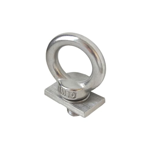 Image of MaxxHaul 50844-4 Pieces Stainless Steel Tie Down Anchor Points for 50616 64-inch Platform Rack