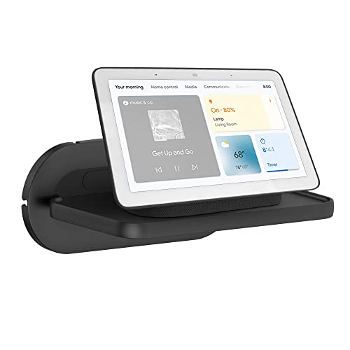 Supporto Parete Cozycase Per Google Nest Mini E Home Mini - Bianco/Grigio | Gestione Cavi Senza Viti