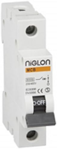 Niglon MCB6B1-20 20A Single Pole MCB Miniature Circuit Breaker