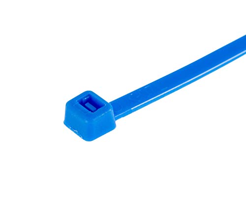 Image of GTSE 12 inch Blue Zip Ties, 100 Pack, 40lb Strength, UV Resistant Long Nylon Cable Ties, Self-Locking 12 Inch Tie Wraps