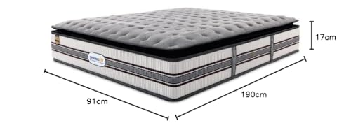Image of Springfit Autograph Prive Orthopedic Mattress with Reactive Foam & Aerosleep Memory Foam & Latex | 7 Inches Single Size (75x36x7) | Medium Firm | GOLS Certified