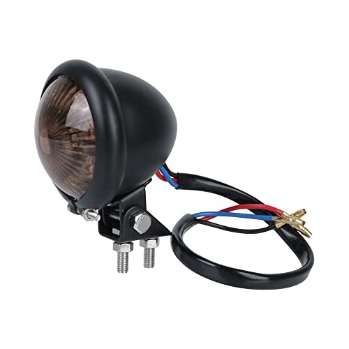 Luz trasera de freno roja estilo custom para rutas en chopper y bobber