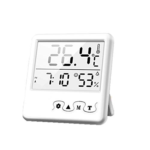 Hygrometer Wetterstation Digitales Thermometer Hygrometer Innen-Außentemperatur Feuchtigkeitsmesser C/F LCD-Anzeigesensor