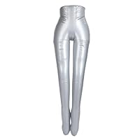 Agatige Clothing Display Model, 113cm Inflatable Female Half Body Legs PVC Trousers Lower Body Inflatable Mannequin Display Prop Dress Mannequin for Display Trousers Pantyhose, Female