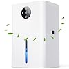 Deshumidificador Eléctrico 1800ML,Deshumidificadores de Humedad Portátil,Silencioso, Luz de 7 Colores,Temporizador 6-8-10H,Deshielo Automático,Deshumidificador para Baño, Dormitorio