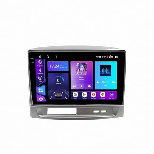Radio coche 2 DIN con Carplay inalámbrico para viajar en tu Toyota Vios 2004