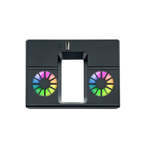 Ventilador de refrigeración compatible con la consola Xbox Series X, ventilador de refrigeración vertical Cargador de controlador dual Estación de acoplamiento Enfriador de consola de juegos delgado