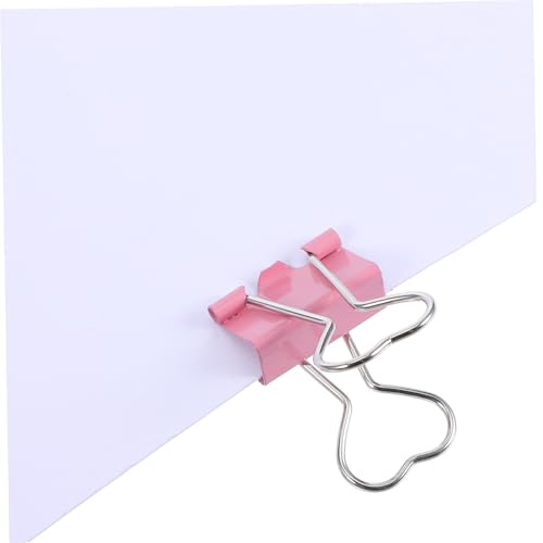 Pinces à Documents en Forme de Cœur Robustes pour Bureau Moderne - 5