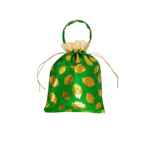 Image of VIG Enterprises Silky And Shiny Potli Batwa Bags /Thamboolam Bags For Wedding Party Return Gifts Party Gifts For Guest-