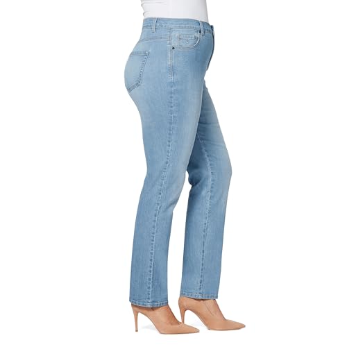 Image of Gloria Vanderbilt Womens Amanda Classic High Rise Tapered Jean Plus Size