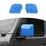 RT-TCZ for Jeep JL Side Mirror Cover Trim Baby Blue for Jeep Wrangler JL JLU 2018-Present for Gladiator JT 2020-Present Light Blue Exterior Accessories 2pcs