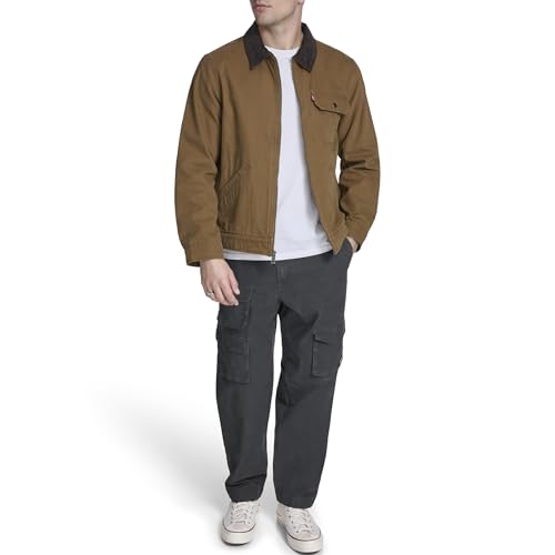 Image of Levi's Men's Workwear Cotton Canvas Corduroy Collar Depot Jacket