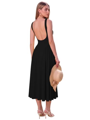 Image of Solid Fit and Flared Round Neck Gown for Women's & Girl's