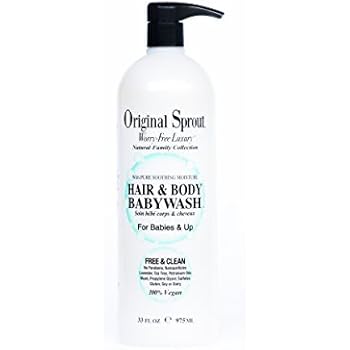 original sprout hair & body baby wash