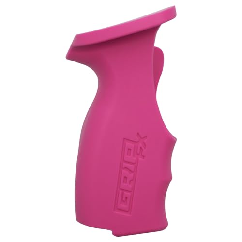 Image of GripFx Ergonomic Paint Spray Gun Grip for DeVilbiss DV1 Prolite (Right Handed, Pink)