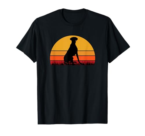 Great Dane Dog Vintage Retro Sunset Mom Dad Cute Pet T-Shirt