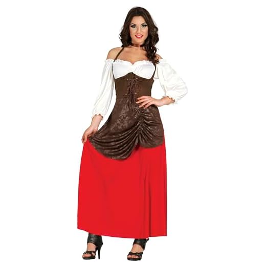 Guirca Halloween Disfraz Adulta Tabernera T/42-44, Colores, L (80851)