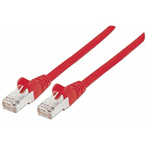 intellinet 740944 Câble Réseau, RJ45 Connecteur Mâle, Cat7 S/FTP, Rouge, 5 m