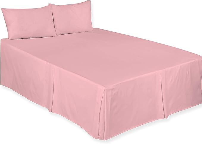 Luxury Plain Dyed Poly Cotton Platform Base Valance Sheet