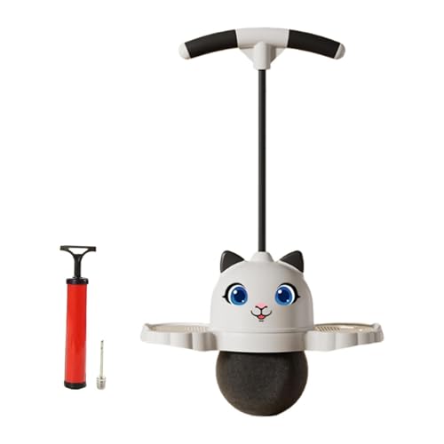 Juguete pogo de salto alto con mango antideslizante azul para fitness infantil