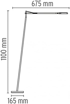 Flos Flos Kelvin LED F C/Base EU/US/GB ANT, aluminium, grijs, 67,5x16,5x110cm photo 3