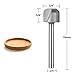 SpeTool Bowl&Tray CNC Router Bits Extra Long (70mm) 1/4 inch Shank 3/4 inch Cutting Diameter with Carbide Tip for Woodworking Router Machine Milling Cutter