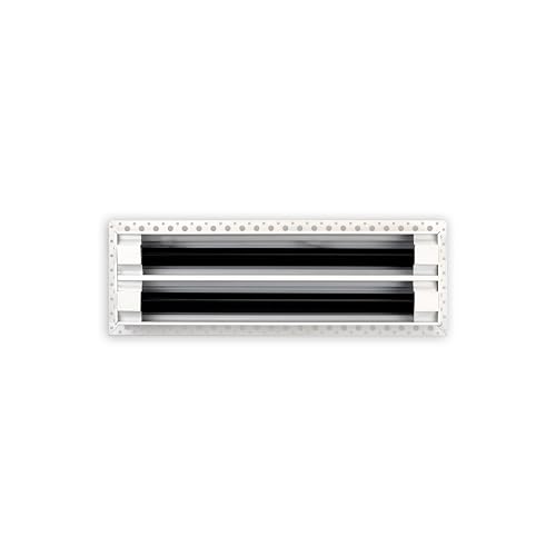 Image of BUILDMART - 14x4 MUD-in Air Vent Cover - Drywall MUD in White Air Vent - MUD Linear Slot Diffuser - Register Grille for Ceiling and Walls - Texas Buildmart