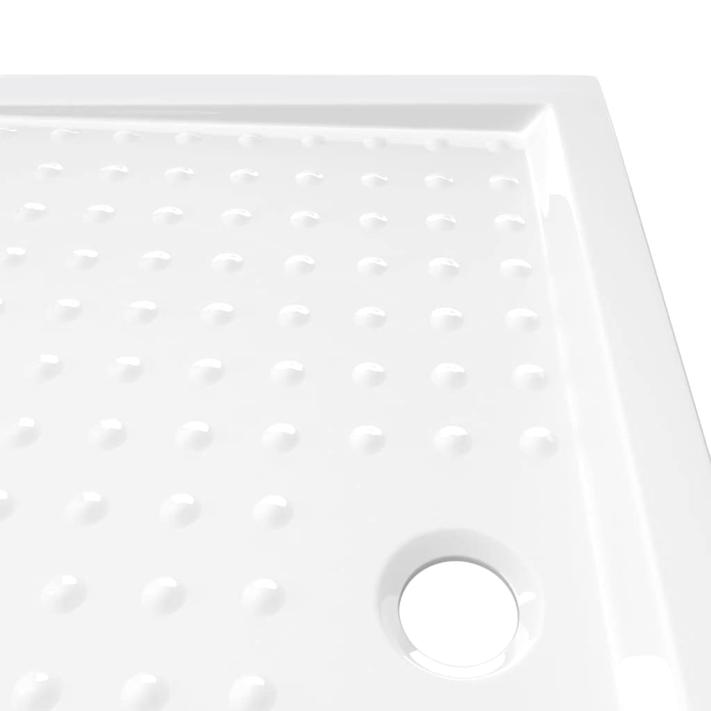 Genérico Plato de Ducha con Puntos ABS Blanco 70x100x4 cm,Bricolaje,Fontanería,Piezas y Herramientas para componentes de fontanería,Artículos de Ducha,Platos de ducha-148899