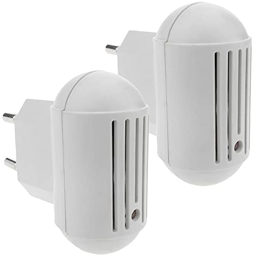 PrimeMatik - Ahuyentador Universal de Mosquitos Tipo Enchufe Kit de 2 Unidades