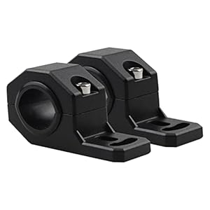 2 Pcs Utv Lichtbalk Montagebeugels | Dakdragers Rolkooihouder voor ATV – Off-Road Light Horizontale Bar Buisklem…