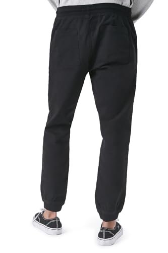 Forever 21 Men's Twill Drawstring Joggers4