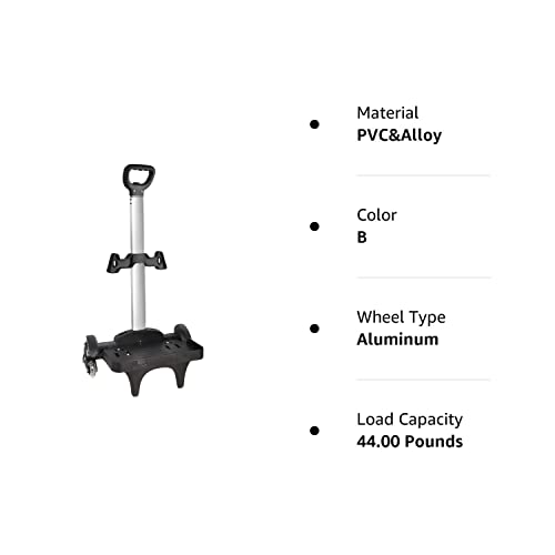 Backpack Trolley - Wheeled Trolley Hand Aluminium Alloy Non-Folding Trolley Cart For School Bags/Luggage/Backpack, Wheels #TOP7