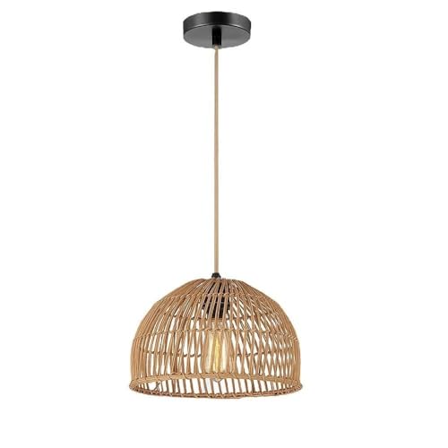 Lumière moderne rotin pour éclairer et réchauffer un salon