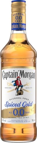 Captain Morgan Spiced Gold 0.0%, alkoholfreie Rum Alternative, 700 ml