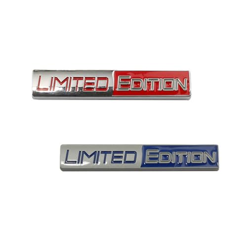 3D Voiture Logo, 2 Pcs Autocollant Arrière Fender Emblem Badge, Emblème adhésif, 3D Stickers Voiture