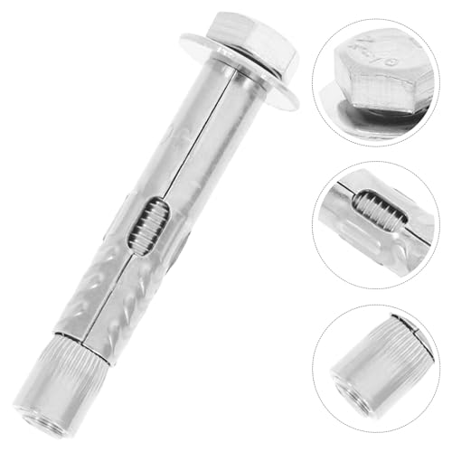 GALPADA 6pcs pernos de expansión con tuercas hexagonales de acero inoxidable miniatura 4