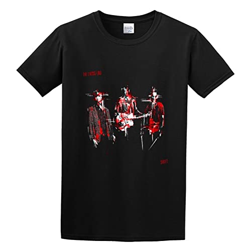 Photo de Limeiren The Living End Shift Unisex 100% Cotton Short-Sleeve T-Shirts Black XXL