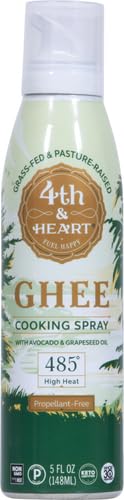 image for 4th & Heart Original Ghee Oil Non-Stick Cooking Spray, Made with Grass