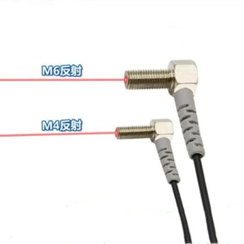 Sensor fotoeléctrico de reflexión codo M4 PNP NA BJL06 interruptor óptico en ángulo recto 4