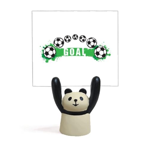 Mémo holder panda football pour décorer un bureau d'ado ou une table de nuit sportive
