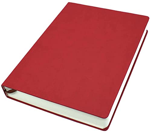 A5 Blank Notebook PU Leather Hard Cover Notebook Journals Thick Sketchbook 660 Pages 80gsm Paper Notepad Daily Work Student Notebook Drawing Sketch Pad Notebook for Sketching Writing Plain Notebook