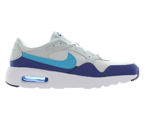 Image of Nike Air Max Sc Mens Shoes Size 8.5, Color: Pure Platinum /Core Blue /Flash White-White