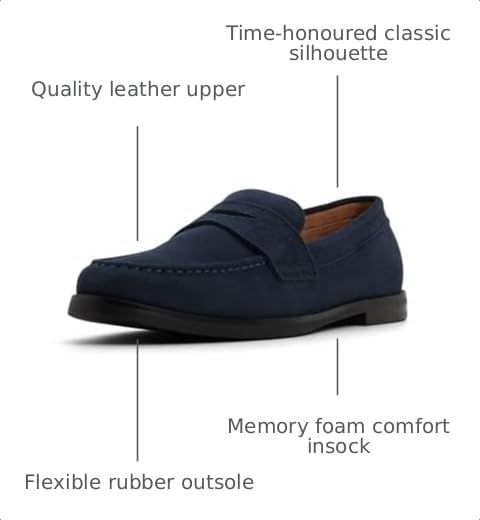 Image of Ted Baker Mens Parliament Leather Penny Loafer